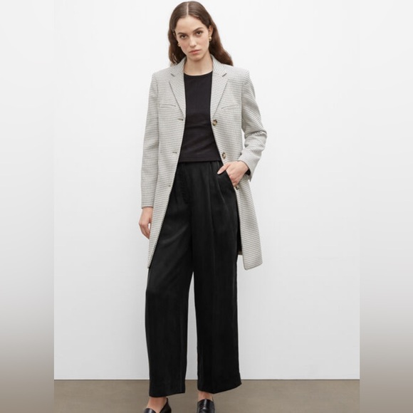 Club Monaco | Checkered Three Button Coat | size S - Picture 2 of 2